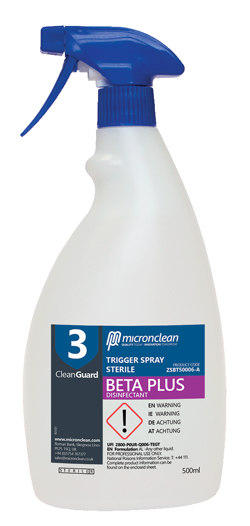 CleanGuard 3 - Beta Plus Trigger Spray - Sterile [EU]
