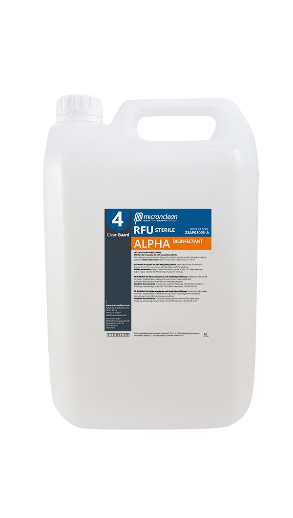 CleanGuard 4 - Alpha 5 Litre RFU - Sterile